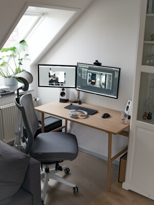 Wood Desk table - Image 2