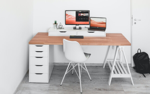 Wood Desk table - Image 3