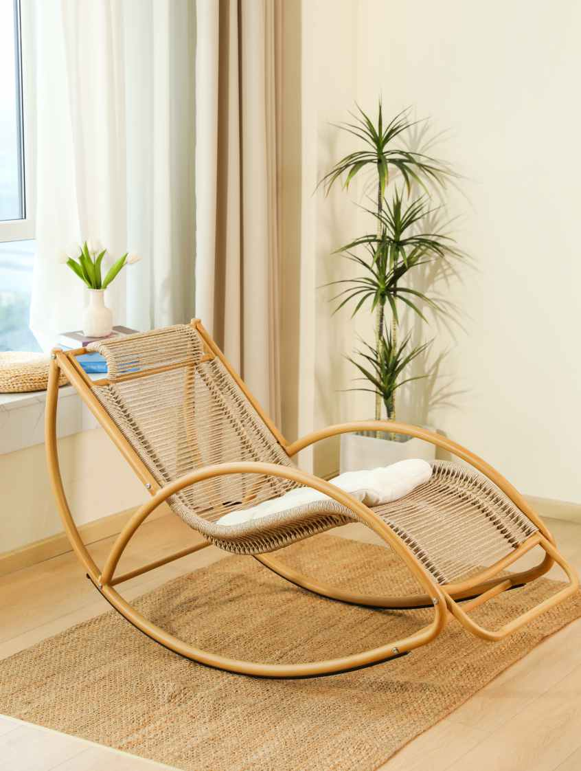 Pinellia rocking chair-yellow