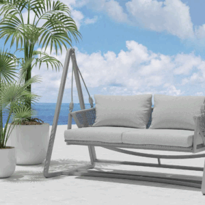 Scissor double swing