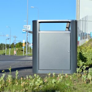Cylindrical classification trash can